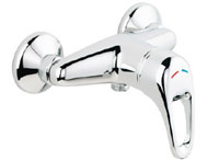 Exion Manual Lever Control Ceramic Disc Shower Valve Chrome (Valve Only)