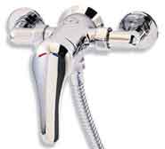 Revelle Lever Control Ceramic Disc Shower Valve Chrome (Valve Only)