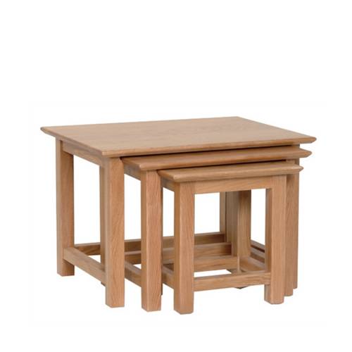 Devon Oak Furniture Range Devon Oak Nest of tables