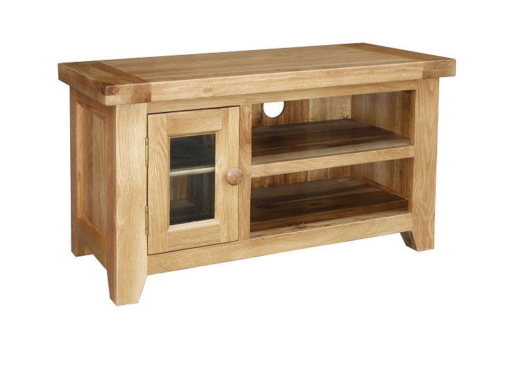 Oak Small TV Unit