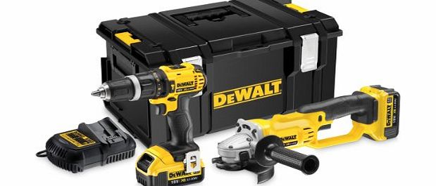 DeWalt DCK286M2 18V XR Cordless Kit with 2 x 4Ah Batteries (2 Pieces)