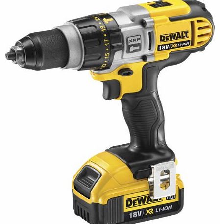 DeWalt  18V XR Lithium-ion Premium 3-Speed XRP Combi Drill with Batteries