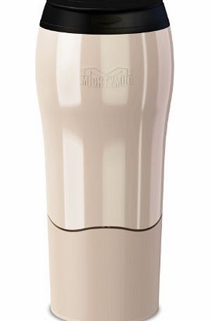 Dexam Mighty Mug Go - The Travel Mug That Wont Fall Over (0.47 Litre), Pearl