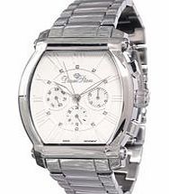 Carisma white diamond dial watch