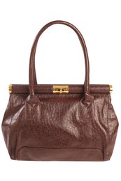 Ostrich Effect Shoulder Strap Bag