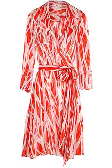 Diane von Furstenberg Maida Chiffon Wrap Dress