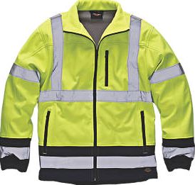 Dickies, 1228[^]3872H Hi-Vis Two-Tone Soft Shell Jacket