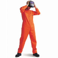 Mens Fire Cadet Overall Orange Size 54