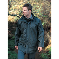 Mens Waterproof Zip Front Fieldtex Jacket Navy Blue Large