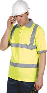 Dickies, 1228[^]46949 N/A Hi-Vis Safety Polo Shirt Saturn