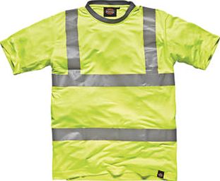 Dickies, 1228[^]2718H SA22080 Hi-Vis T-Shirt Saturn Yellow XX