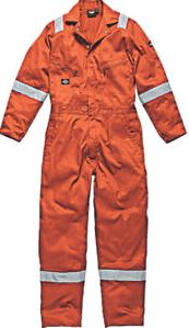 Dickies, 1228[^]9213F WD2279 Zip Front Coverall Orange Medium