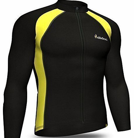 Mens Cycling Jersey Full Sleeve Cold Wear Thermal Fleece Top Bike racing team