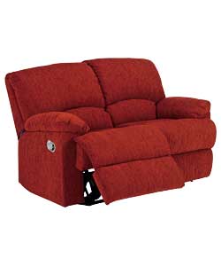 Regular Fabric Recliner Sofa - Wine