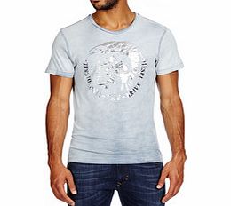 Balte blue pure cotton T-shirt