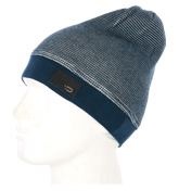 Chanda Blue Fleck Beanie Hat