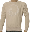 Cream Cotton Sweatshirt with Industry - Class of 78 Logo