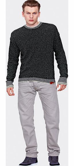 Crew Neck Long Sleeved Mens Jumper