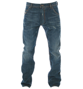 Krooley 885S Mid Denim Carrot Fit Jeans