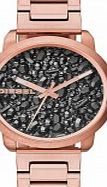 Diesel Ladies Flare Gunmetal Rose Gold Watch