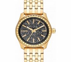 Diesel Ladies Kray Kray 38 Gold Tone Watch