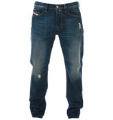 Larkee 886T Dark Denim Straight Leg Jeans