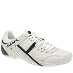 Male Korbin Ii Leather Upper in White and Black