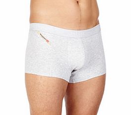 Marl grey cotton blend boxer briefs