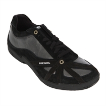 Maysport Move In Black Metallic Trainer