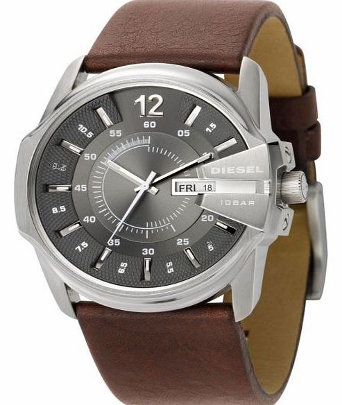 Diesel Mens Diesel Core Brown Strap Watch - Brown