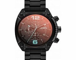 Diesel Overflow Black IP Chronograph Watch