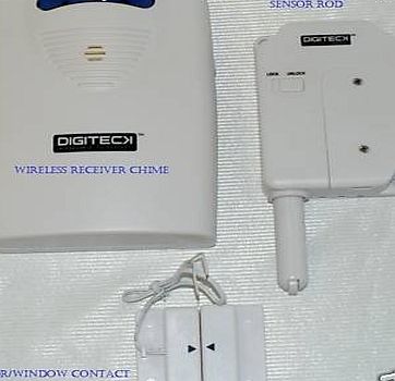 Digiteck B1A-WIRELESS DOOR amp; WINDOW OPEN ALARM ALERT/ DOOR OPEN CHIME