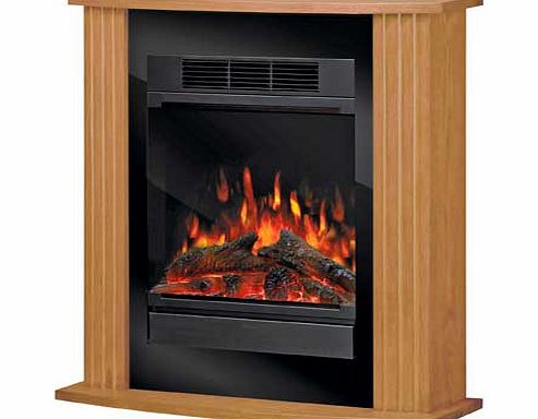 Dimplex Compact Oak Electric Fire Suite