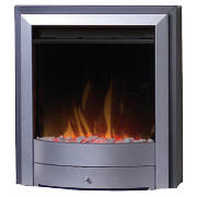 DIMPLEX X1 Silver Electric Fire