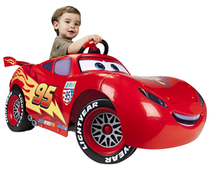 Cars 2 Lightening McQueen Battery Car