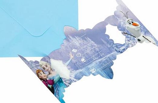 DISNEY Frozen Ice Skating Invitations for 18