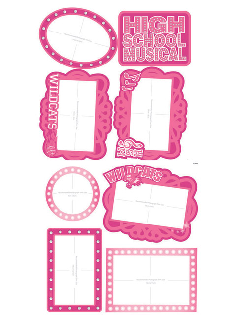 Disney High School Musical Wall Stickers Photo Frames