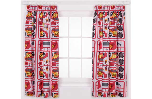 Kids Cars Curtains - 167 x 137cm