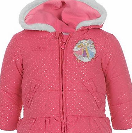 Disney Kids Padded Coat Infant Girls Princess 3-4 Yrs