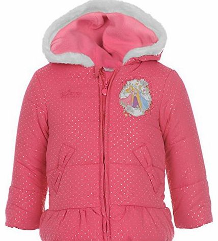 Disney Kids Padded Coat Infant Girls Princess 4-5 Yrs