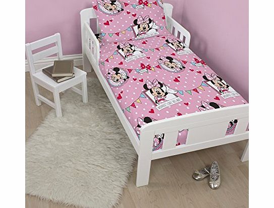 Disney Minnie Mouse Cafe Junior Rotary Duvet Set