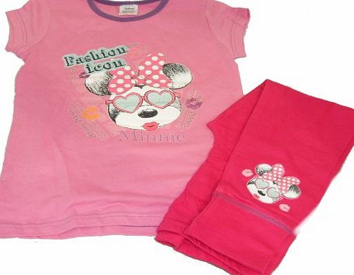 Disney Minnie Mouse girls pink Pyjamas age 13 years