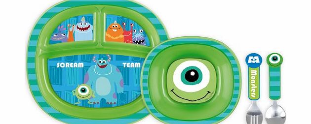 Disney Monsters Dining Set, Green 051418