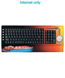 disney PIXAR Cars Multimedia Keyboard