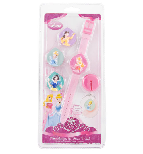 DISNEY Princess Interchangeable Head LCD Watch