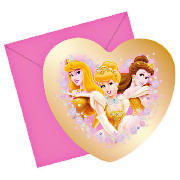 Disney Princess Royalshaped Invites 8Pk