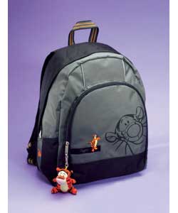 DISNEY Tigger Backpack - Black and Grey