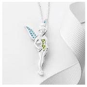 DISNEY TINK MULTI COLOUR STONE PENDANT