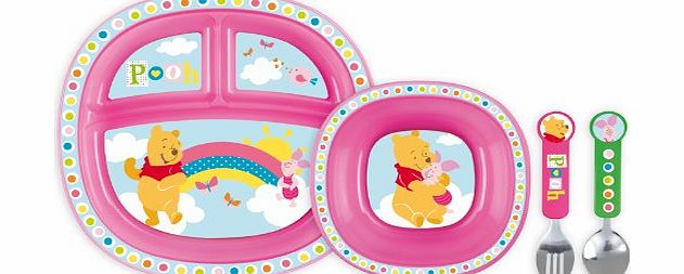 Disney Winnie Pink Toddler Dining Set, Pink 051410