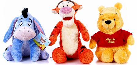 Disney Winnie The Pooh Core 10-Inch Soft Toy Assortment